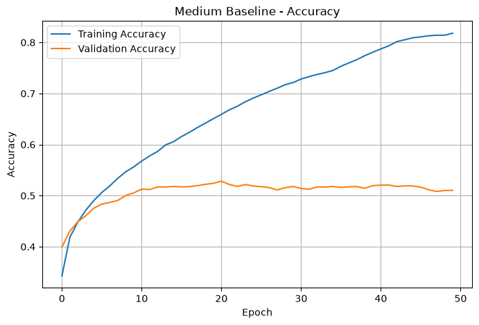 Medium Baseline - Accuracy