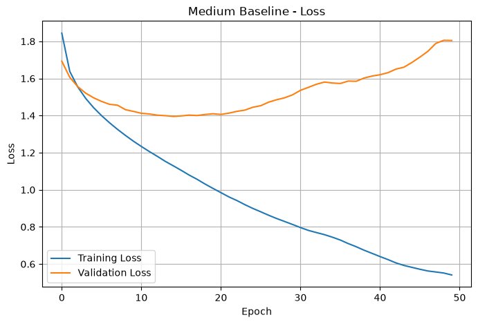 Medium Baseline - Loss